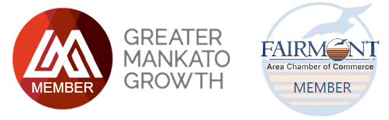 Member of Mankato MN and Fairmont MN Chamber of Commerce